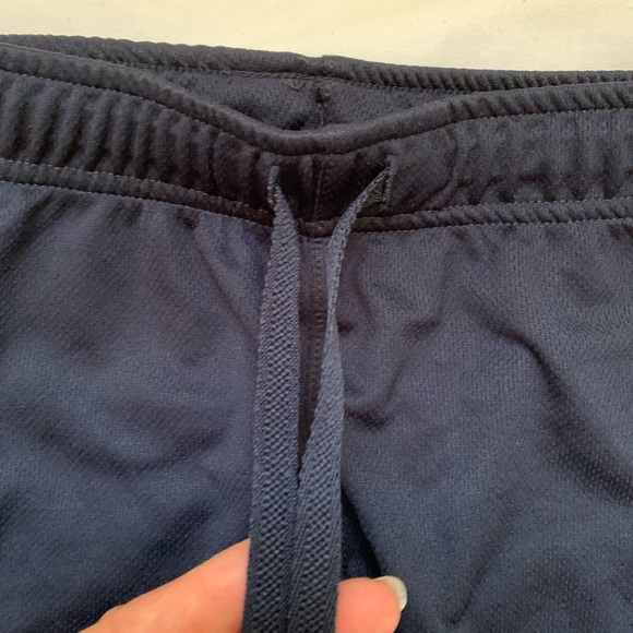 Old Navy blue and grey athletic shorts. Working drawstring. - Picture 2 of 4